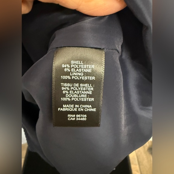 NWT Rebecca Taylor Navy Blue Off The Shoulder Drop Waist Dress Size 2 - Picture 7 of 10